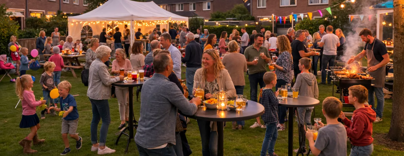 Buurtfeest organiseren met Partytentverhuur Maastricht