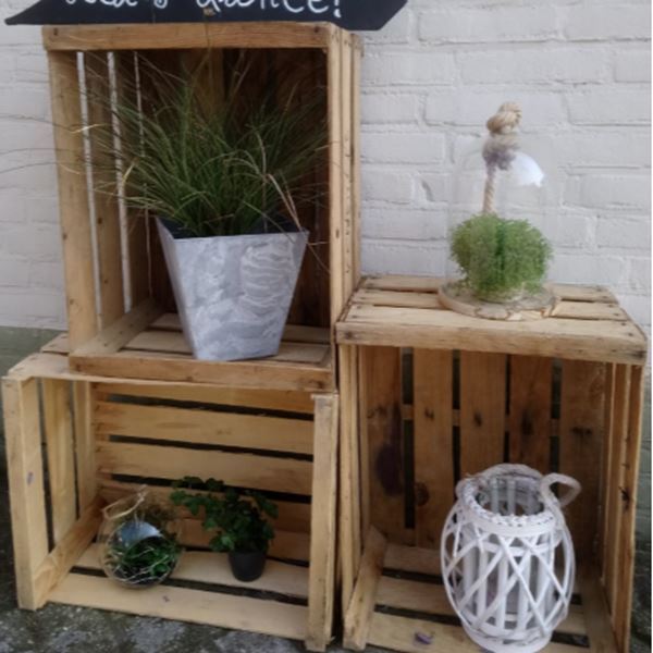 Set decoratie fruitkisten Set decoratie fruitkisten